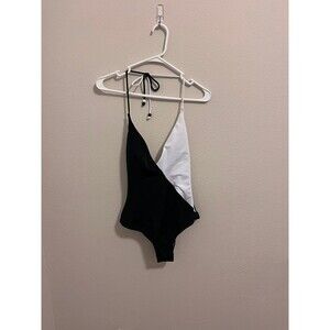 Victoria's Secret Black and White One Piece Swimsuit